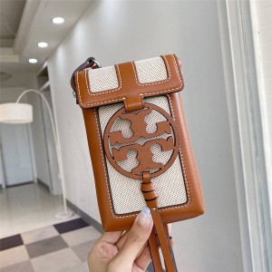 tory burch/托里伯奇TB官网代购MILLER CANVAS QUADRANT手机包斜挎包64898
