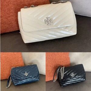 tory burch/托里伯奇TB官网原单正品新款KIRA裂纹油蜡皮小号斜挎包75447