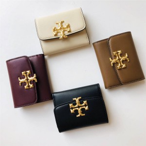 tory burch/托里伯奇官网TB正品短款三折Eleanor Compact钱包73519