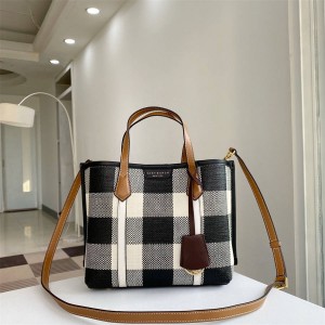 TORY BURCH 汤丽柏琦TB奥莱官网正品Perry 小号三重隔层托特包81929