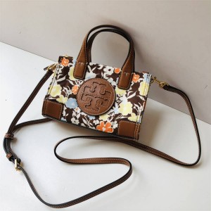 TORY BURCH 汤丽柏琦TB美国官网女包印花迷你ELLA托特包80988