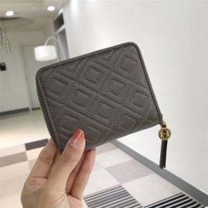 tory burch TB汤丽柏琦美国代购女士短款钱包Fleming中号羊皮零钱包