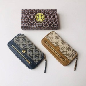 托里伯奇官网女包tory burch TB 79383 T MONOGRAM拉链钱包