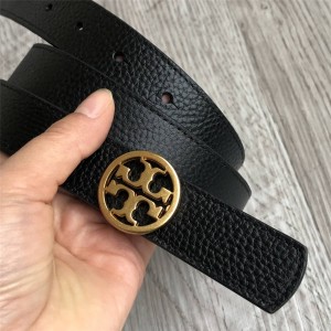 tory burch/托里伯奇美国官网TB正品女士皮带新款荔枝纹真皮TB扣2.5CM腰带